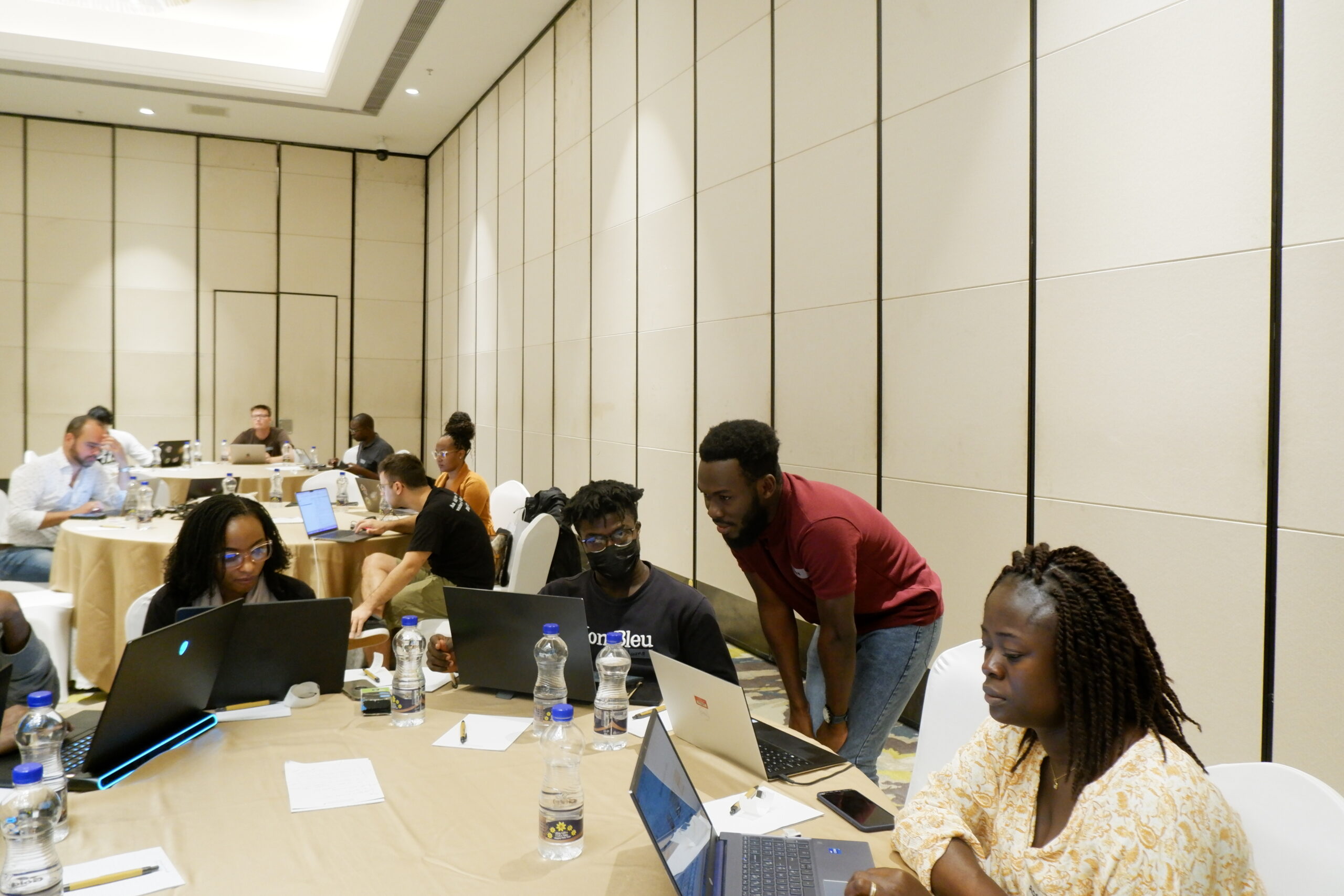 Ibra supported hackathon attendees as a teaching assistant during the vector genomic data analysis workshops at PAMCA 2023.